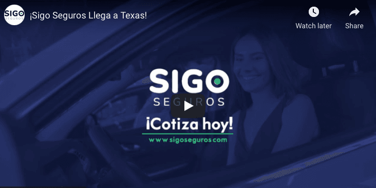 Video: ¡Sigo Seguros Llega a Texas!